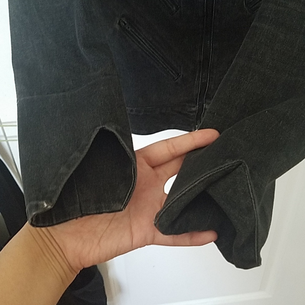 Womens Rocker Slim jean Jacket - Picture 5 of 6